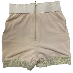 Beige Body Shaper High Waist Butt Lifter short Panties